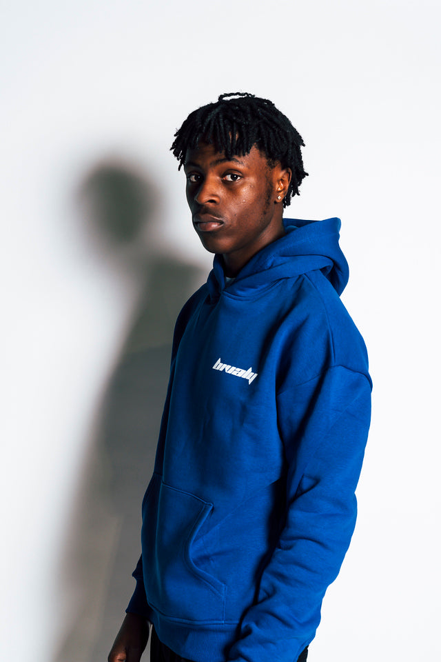 Bivaly Hoody Cobalt Blue - With Back Logo