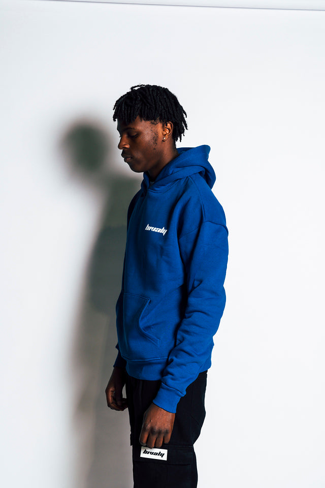 Bivaly Hoody Cobalt Blue - With Back Logo