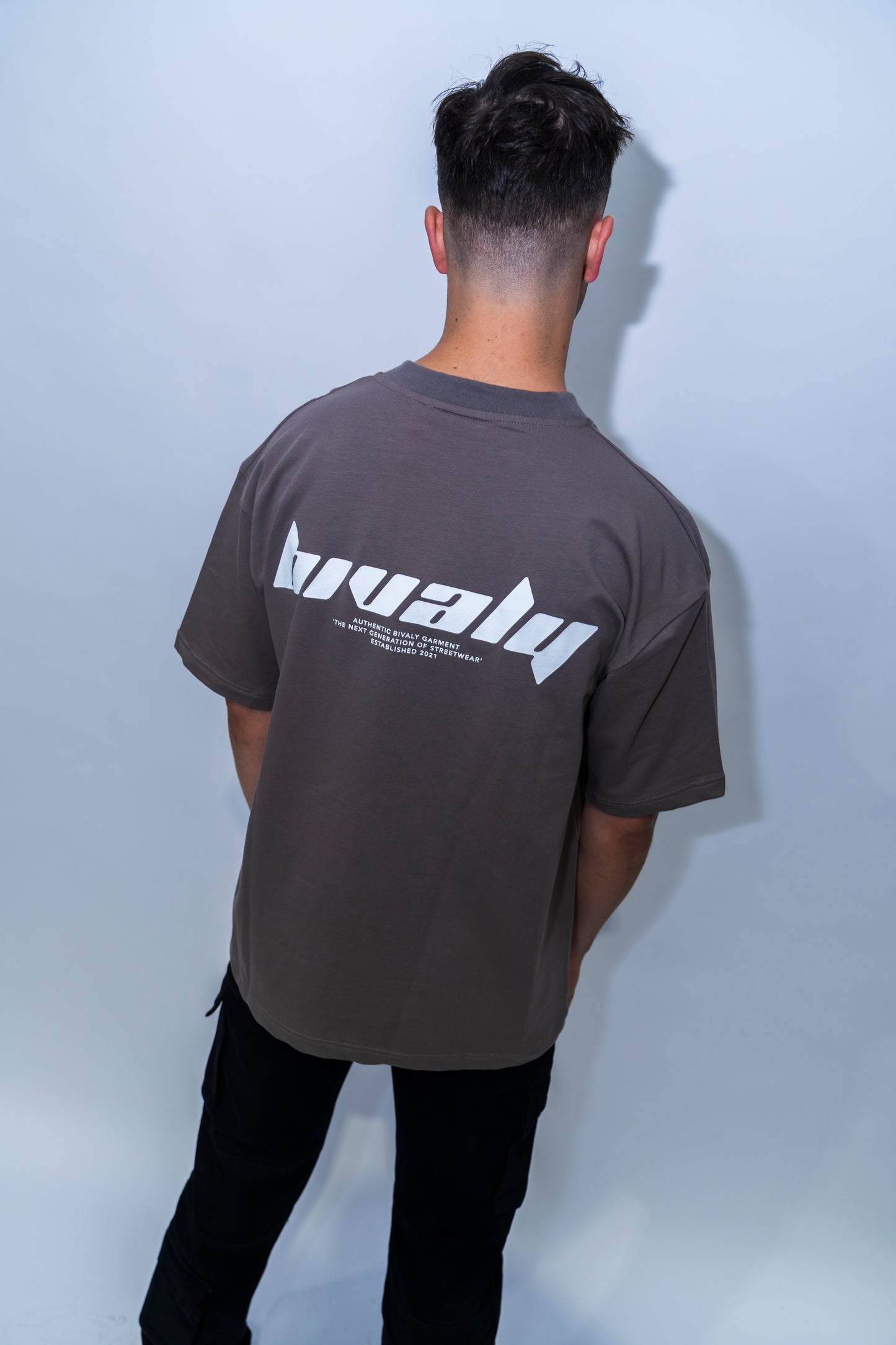 Bivaly Premium Logo Tee Taupe