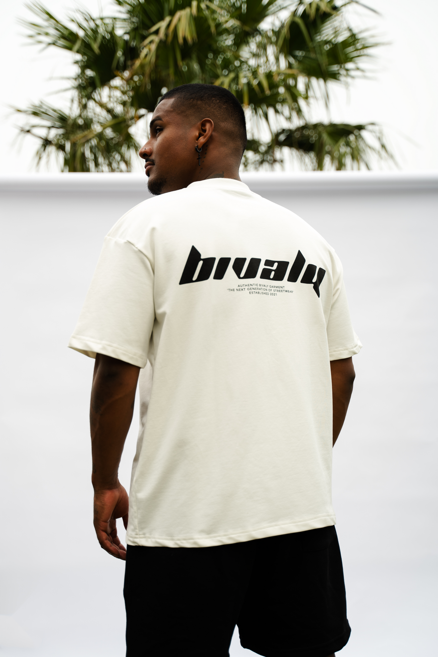 Bivaly Premium Logo Tee OffWhite