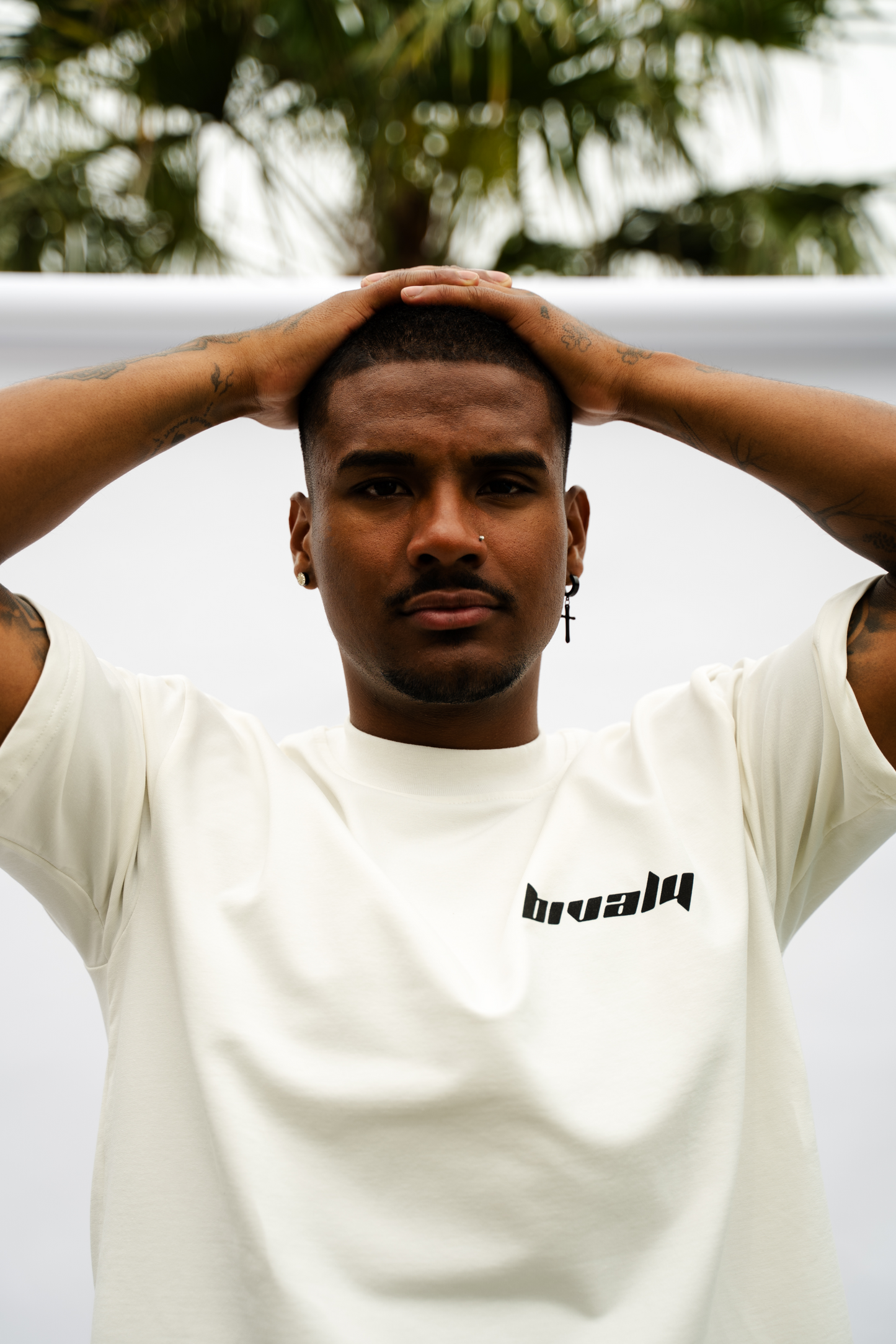 Bivaly Premium Logo Tee OffWhite