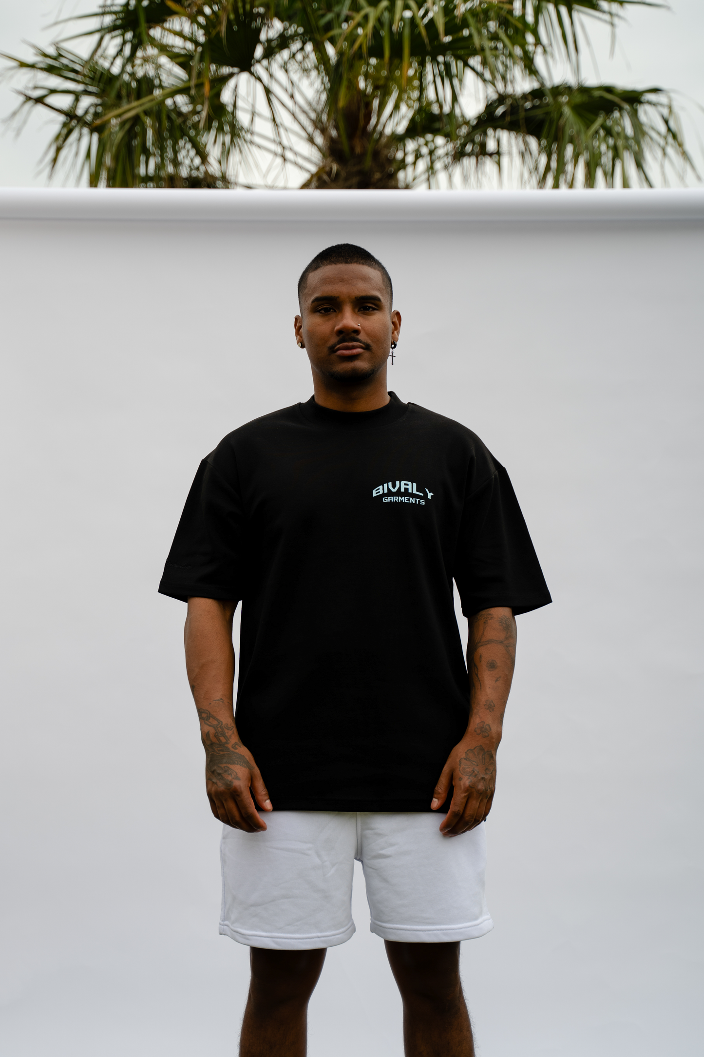 Bivaly Black/Turquoise Logo Tee (LIMITED EDITION)