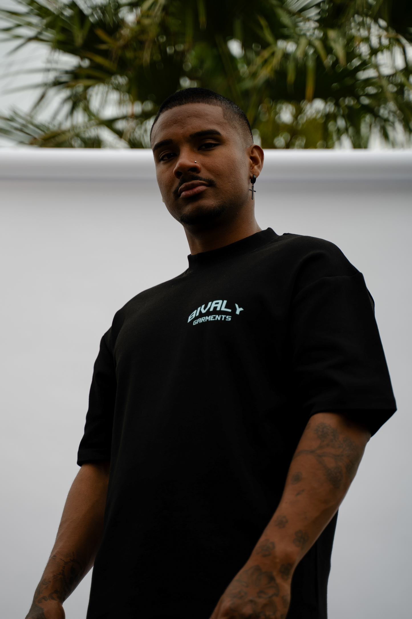 Bivaly Black/Turquoise Logo Tee (LIMITED EDITION)