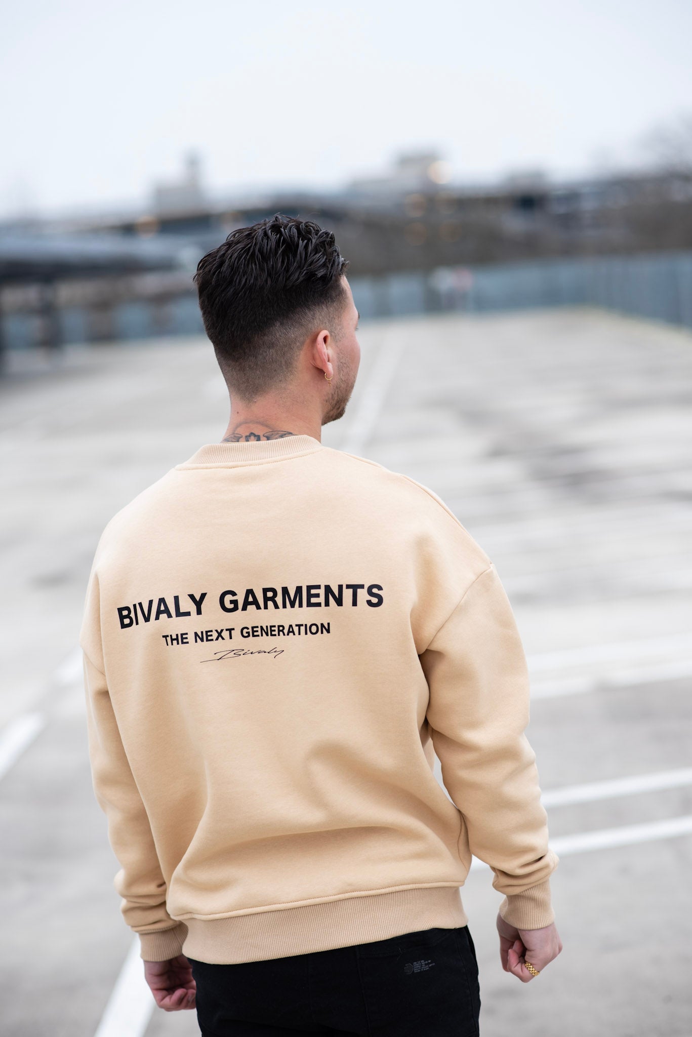 Bivaly Garments Soft-Touch CrewNeck Beige SS23