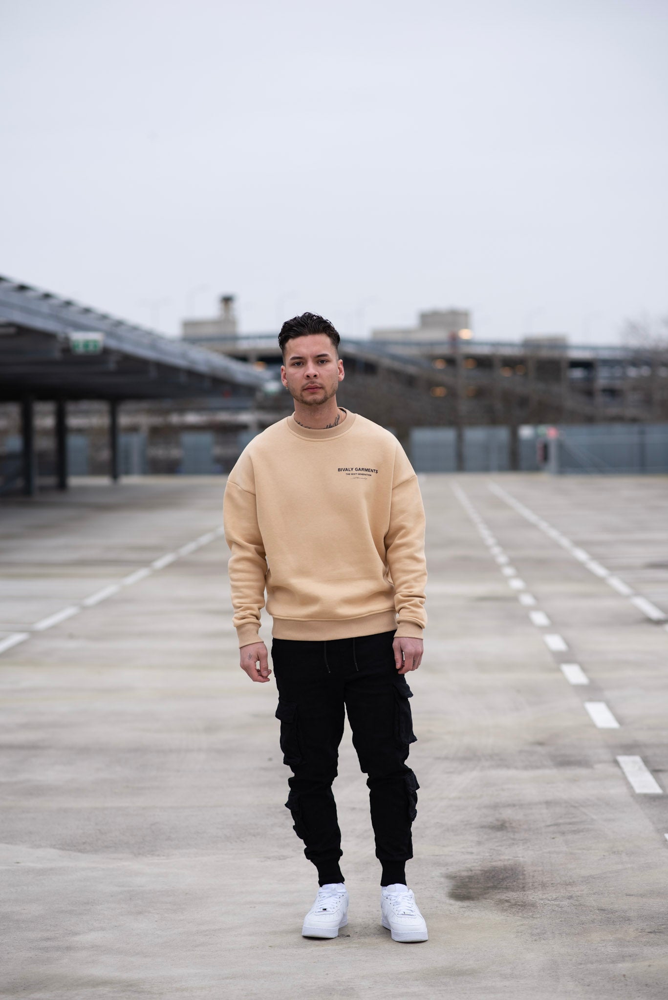 Bivaly Garments Soft-Touch CrewNeck Beige SS23