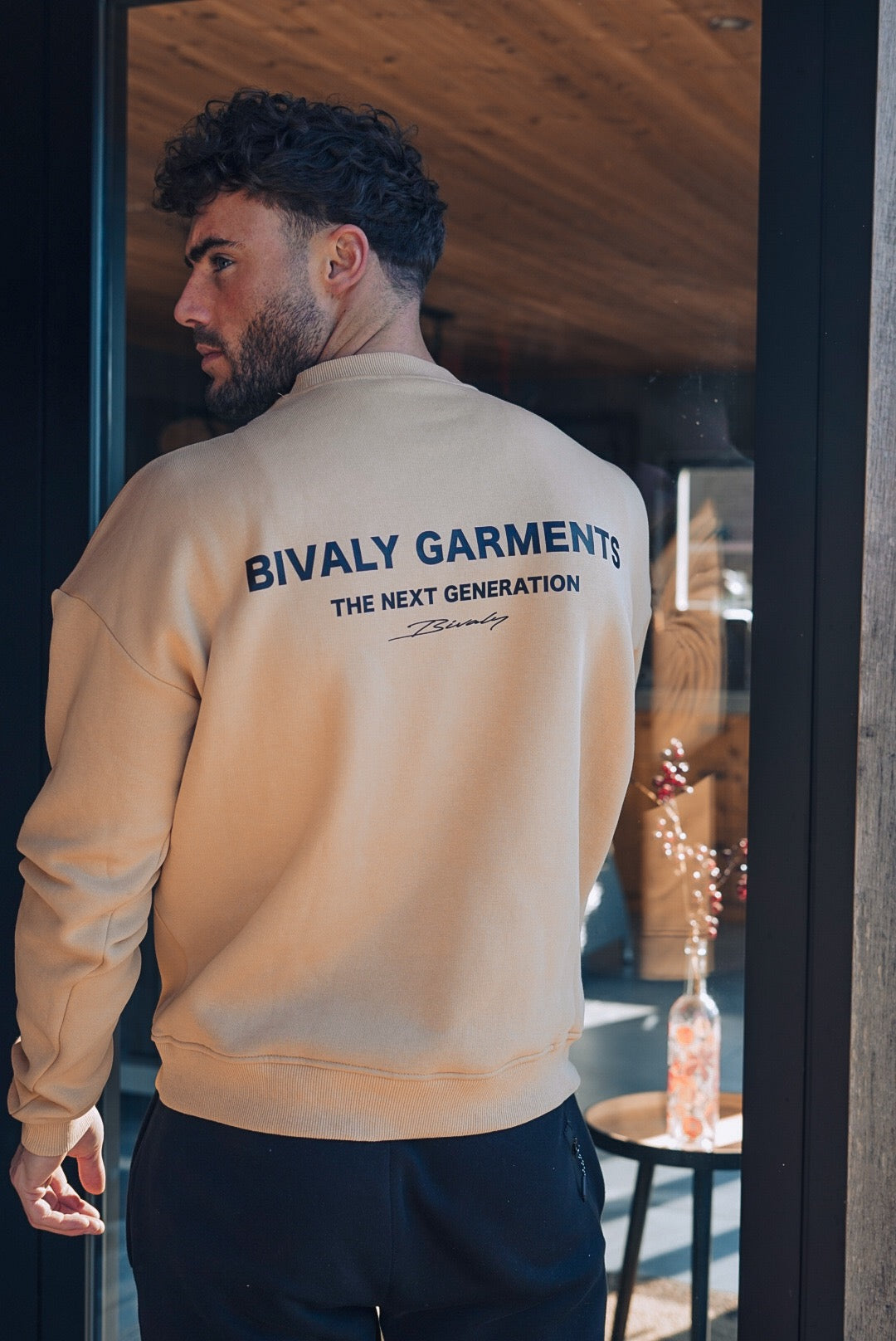 Bivaly Garments Soft-Touch CrewNeck Beige SS23